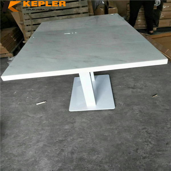  Kepler marble phenolic resin sheet compact laminate hpl rectangle table top