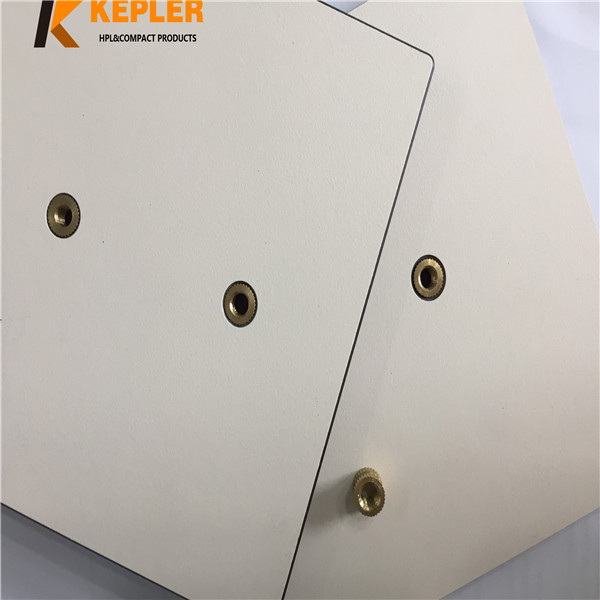 Kepler resistant to cigarette burns waterproof 12mm phenolic resin compact laminate modern hpl school table top board manufacturer