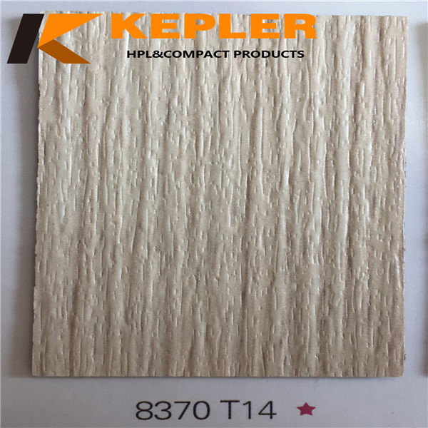 High pressure laminate/Decorative furniture hpl sheet 8370 T14