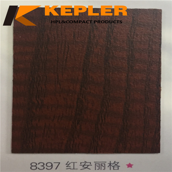 High pressure laminate/Decorative furniture hpl sheet 8397