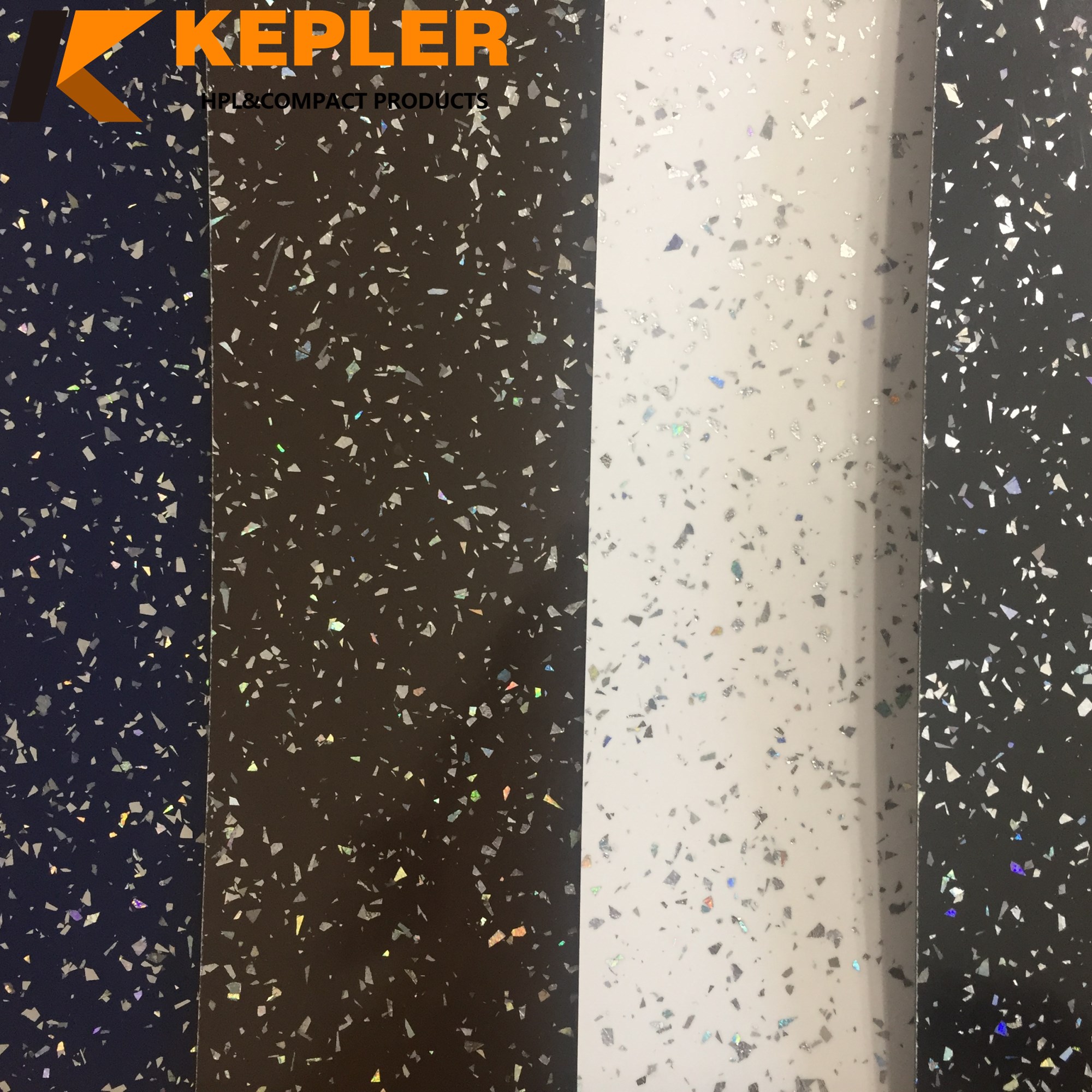 Kepler waterproof stone color kitchen cabinet compact laminate countertop table top