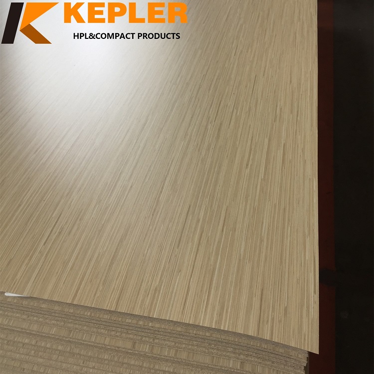 Kepler matt surface 0.8mm thickness bamboo color  HPL high pressure formica laminate sheets supplier