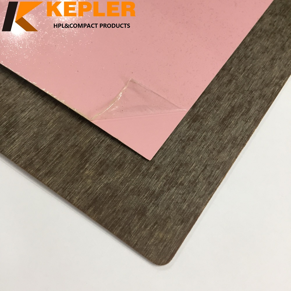 Kepler factory price decorative pink 0.8mm thick waterproof high glossy shine high pressure melamine laminate hpl formica sheets