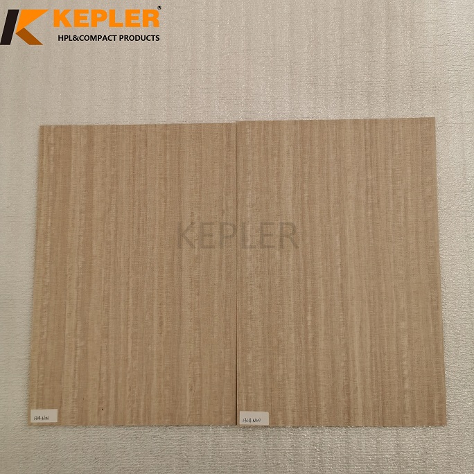 Kepler HPL High Pressure Laminate Fireproof Board Compact Laminate Sheet Wood Grain with Naturelle Wood Grain Finish 