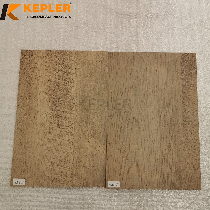  Kepler HPL High Pressure Laminate Sheet Compact Laminate Board Wood Grain with Chalk Finish