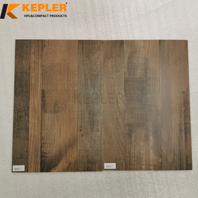 Kepler HPL High Pressure Laminate Sheet Compact Laminate Board Wood Grain with Matt Finish