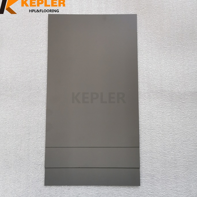 Kepler HPL High Pressure Laminate Sheet Compact Laminate Board Grey Color