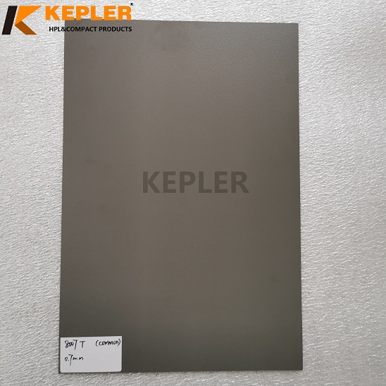 Kepler 0.7mm HPL High Pressure Laminate Sheet Compact Laminate Board Drey Color 8007