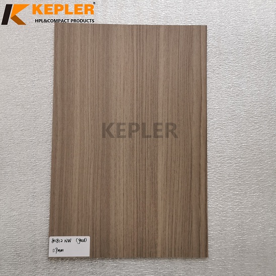 Kepler 0.9mm HPL High Pressure Laminate Sheet Compact Laminate Board Wood Grain Phenolic 80812NW