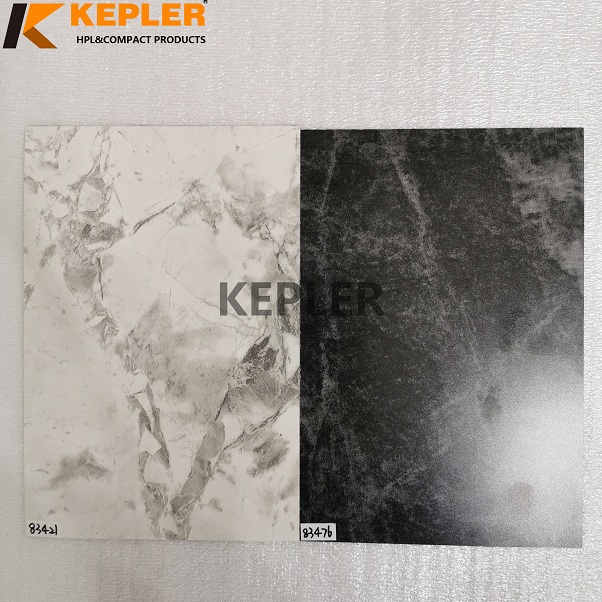 Kepler 0.8mm Marble Design HPL High Pressure Laminate Sheet Compact Laminate Board Phenolic Resin