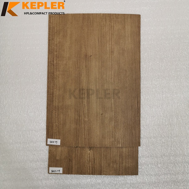 Kepler Burlywood Finish HPL High Pressure Laminate Sheet Compact Laminate Board Phenolic Resin