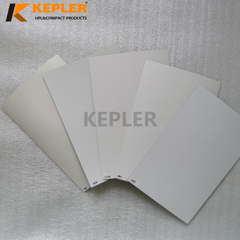 Kepler HPL High Pressure Laminate Sheet Compact Laminate Board White Color