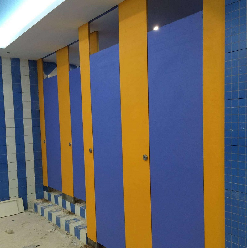 Waterproof HPL Panels for Urine Division Plate Toilet Cubicles Shower Partition