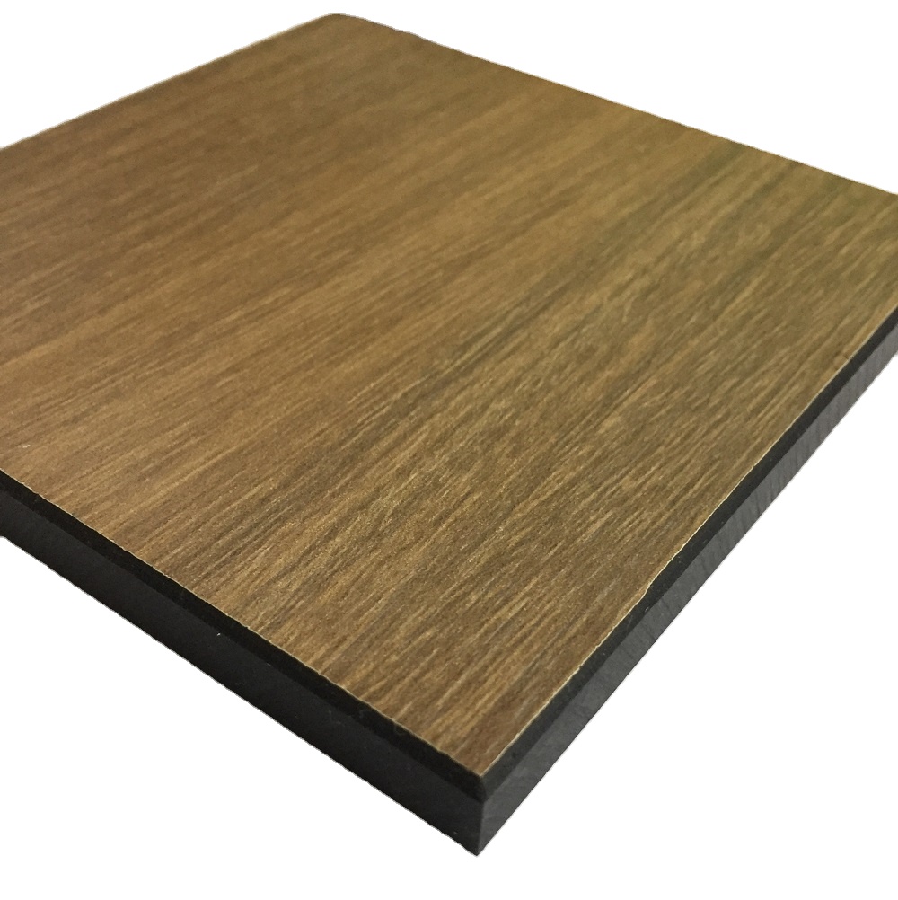 Wood Grain 12mm HPL Panel Plastic Laminate Phenolic Compact Board