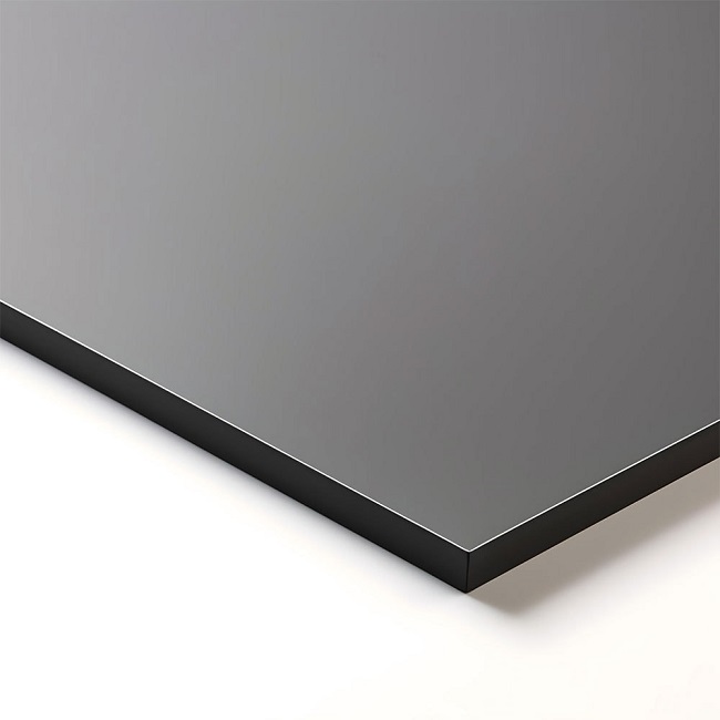 Solid Graphite Grey 12mm 13mm HPL Compact Laminate Board for Kitchen Island Worktop Countertop