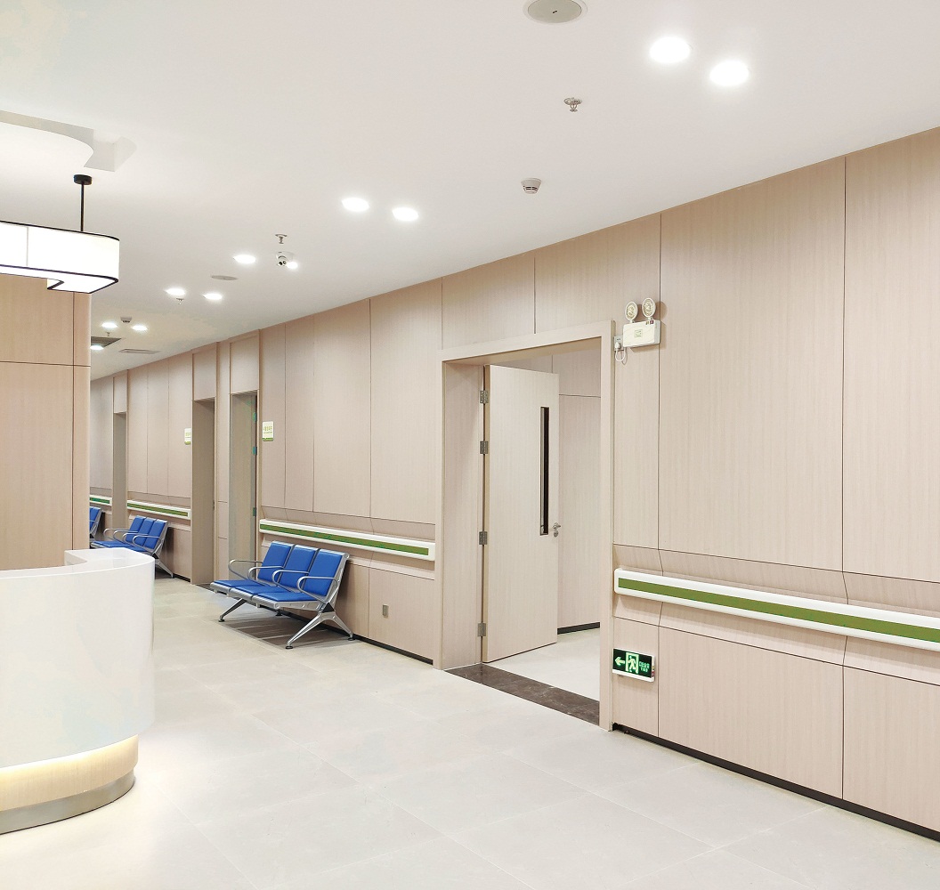 Anti Bacterial HPL Compact Laminate Board for Hospital Emergency Clinic Operation Clean Room Facade Hygienic Wall Corridor